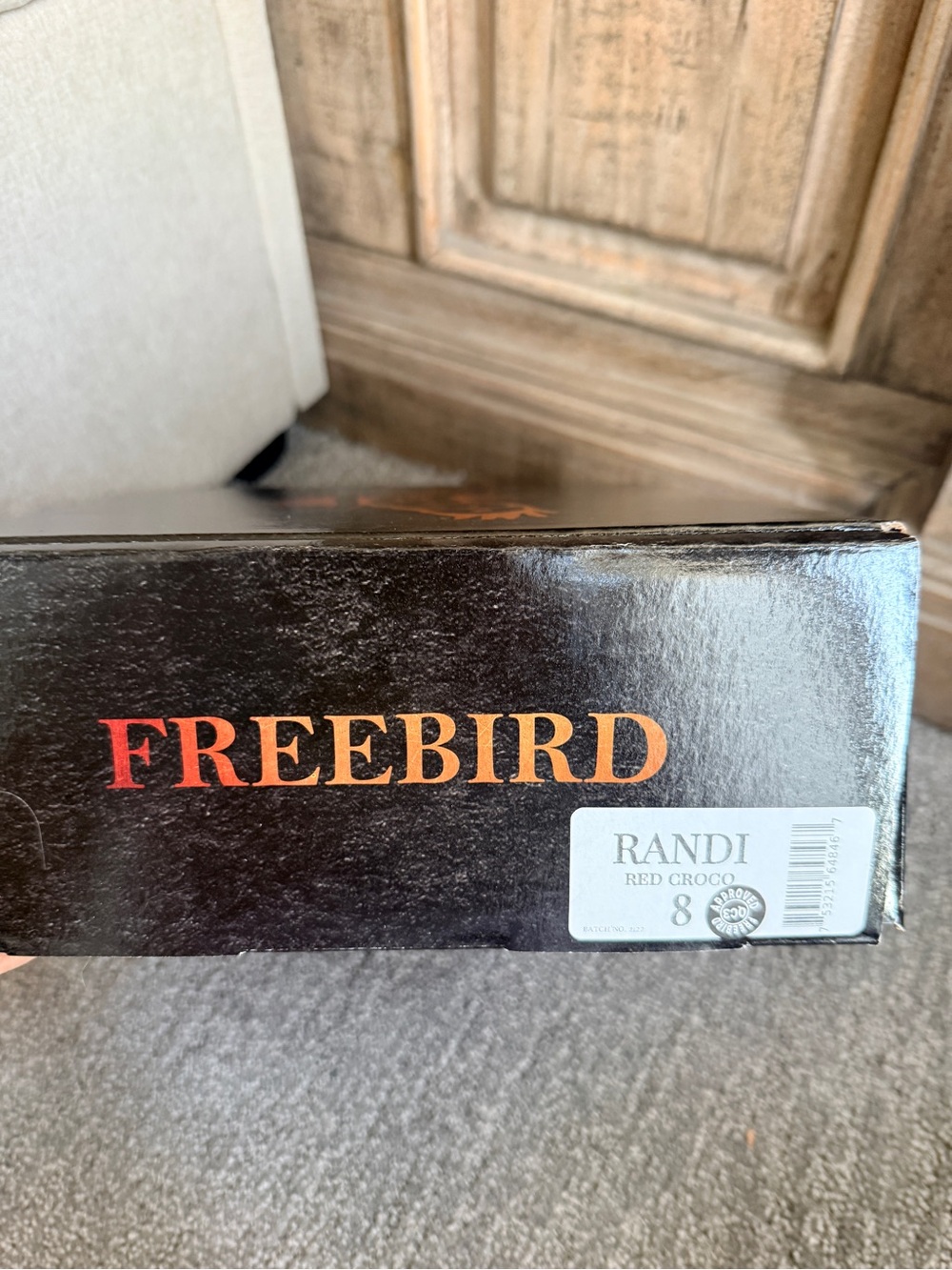 New Freebird Red Croco Randi Size 8 - Picture 7 of 7